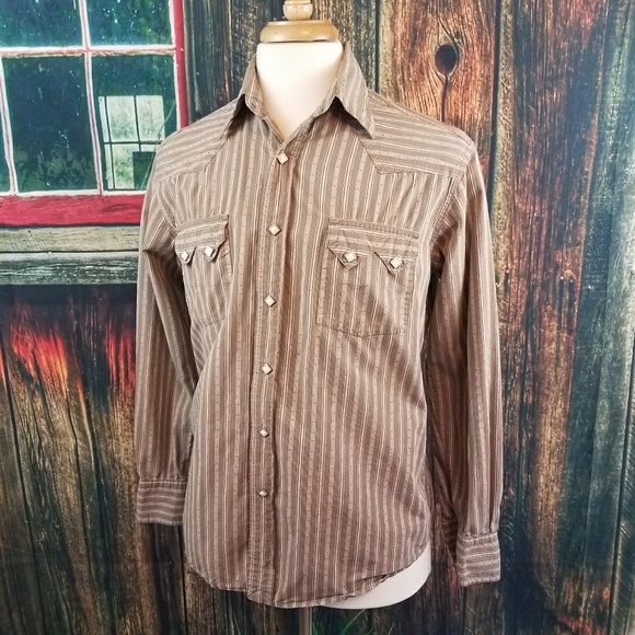 Lucky Brand Other - LUCKY BRAND WESTERN ROCKABILLY DIAMOND SNAP SHIRT